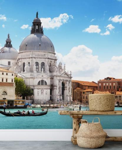 kirke i Venezia Veggmaleri kirke i Venezia Veggmaleri