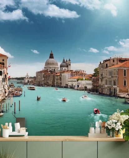 lyst Venezia tapetmaleri kalt Venezia Grand Canal for stuer og soverom lyst Venezia tapetmaleri kalt Venezia Grand Canal for stuer og soverom