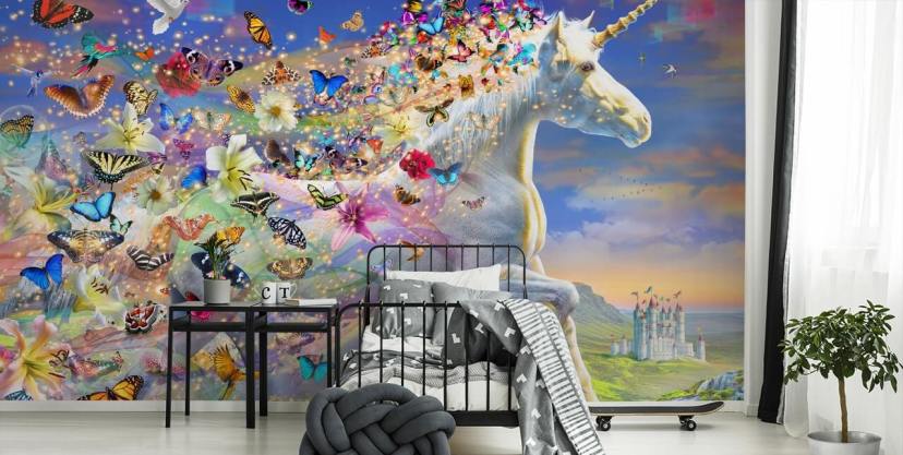 FANTASY UNICORNS Wall 2024 Mural Wallpaper