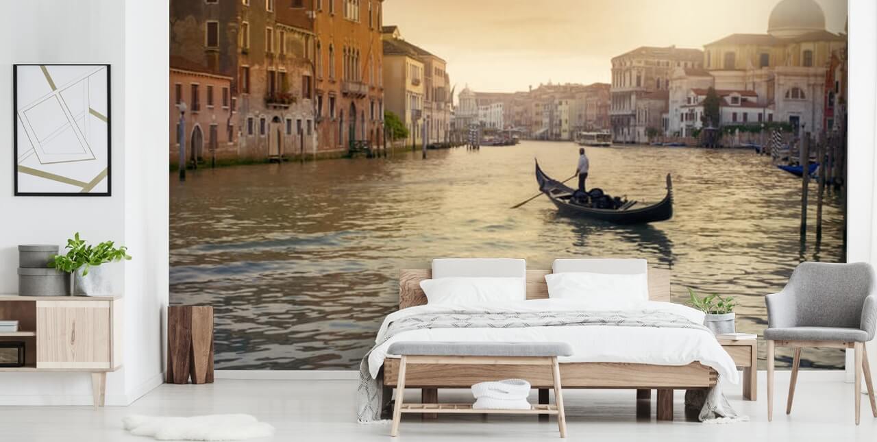 Venice Gondolier Mural Venice Gondolier Mural