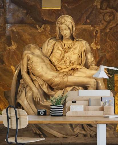 Michaelangelo Pieta Skulptur Vatikan Rom Italien Wandbild Michaelangelo Pieta Skulptur Vatikan Rom Italien Wandbild