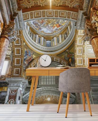 indre af st peters basilika tapet indre af st peters basilika tapet