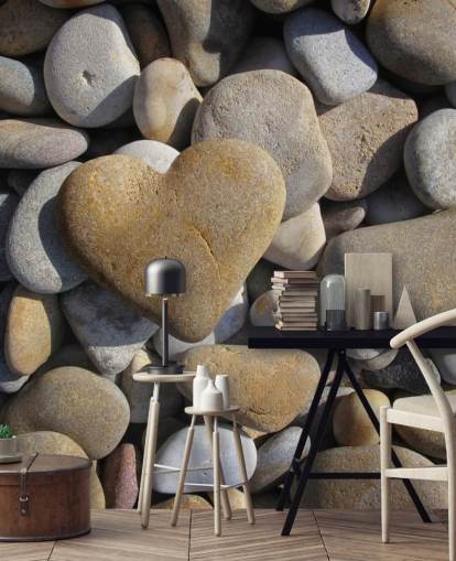 Pebble Heart Ranta Taustakuva Pebble Heart Ranta Taustakuva