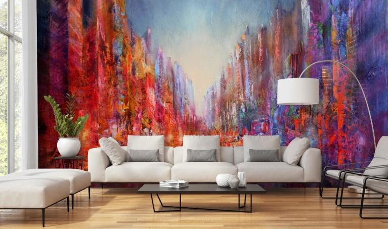 Modern Abstract Wallpaper & Creative Abstract Wall Murals • Wallmur®