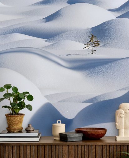 Snowy Hills behang Snowy Hills behang