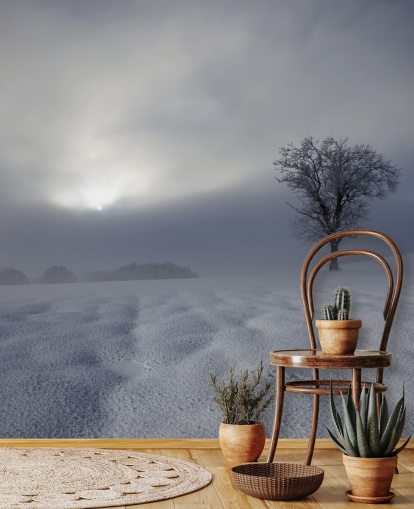 Snöig vintersluttning Bakgrund Snöig vintersluttning Bakgrund