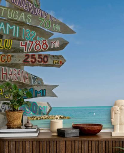 Key West Signpost Mural Key West Signpost Mural