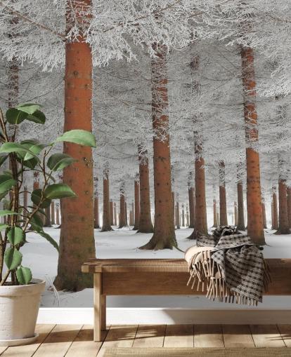 I White Wall Mural Bakgrunn I White Wall Mural Bakgrunn