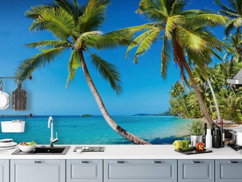 Tropical Beach Wallpaper And Wall Murals Wallsauce Us 5093