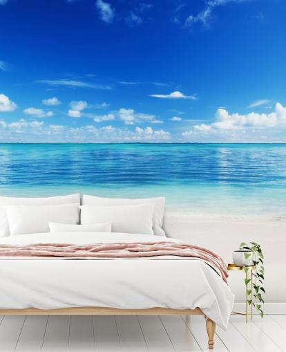 blå och guld anpassningsbar strand tapet kallad Sea and Sand för kontor eller sovrum blå och guld anpassningsbar strand tapet kallad Sea and Sand för kontor eller sovrum