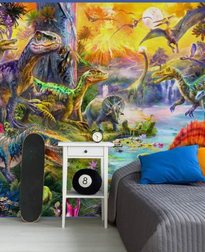 dinosaur land illustration dinosaur land illustration