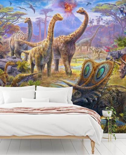 dinosaur landscape wallpaper dinosaur landscape wallpaper