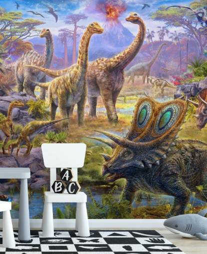 dinosaur landscape wallpaper dinosaur landscape wallpaper