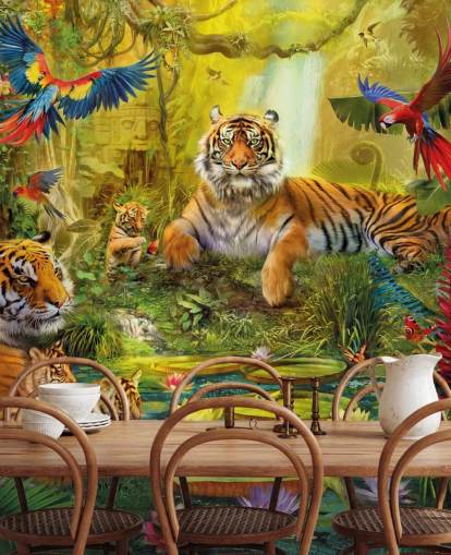 tiger jungle wallpaper tiger jungle wallpaper