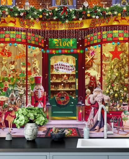 jul butik främre tapeter jul butik främre tapeter