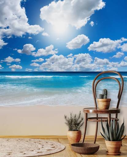 papier peint de plage bleu et blanc appelé Ocean Skies pour la maison, les bureaux, les salles de bain et les chambres papier peint de plage bleu et blanc appelé Ocean Skies pour la maison, les bureaux, les salles de bain et les chambres