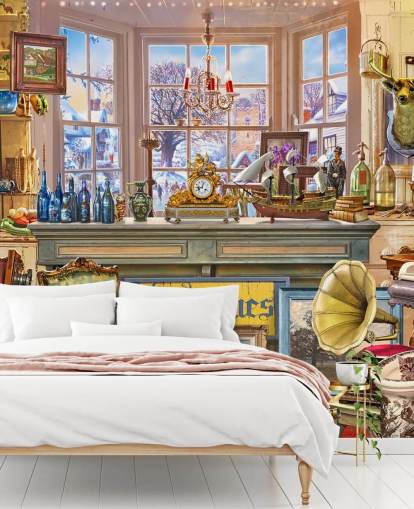 antikk butikk interiør tapet antikk butikk interiør tapet