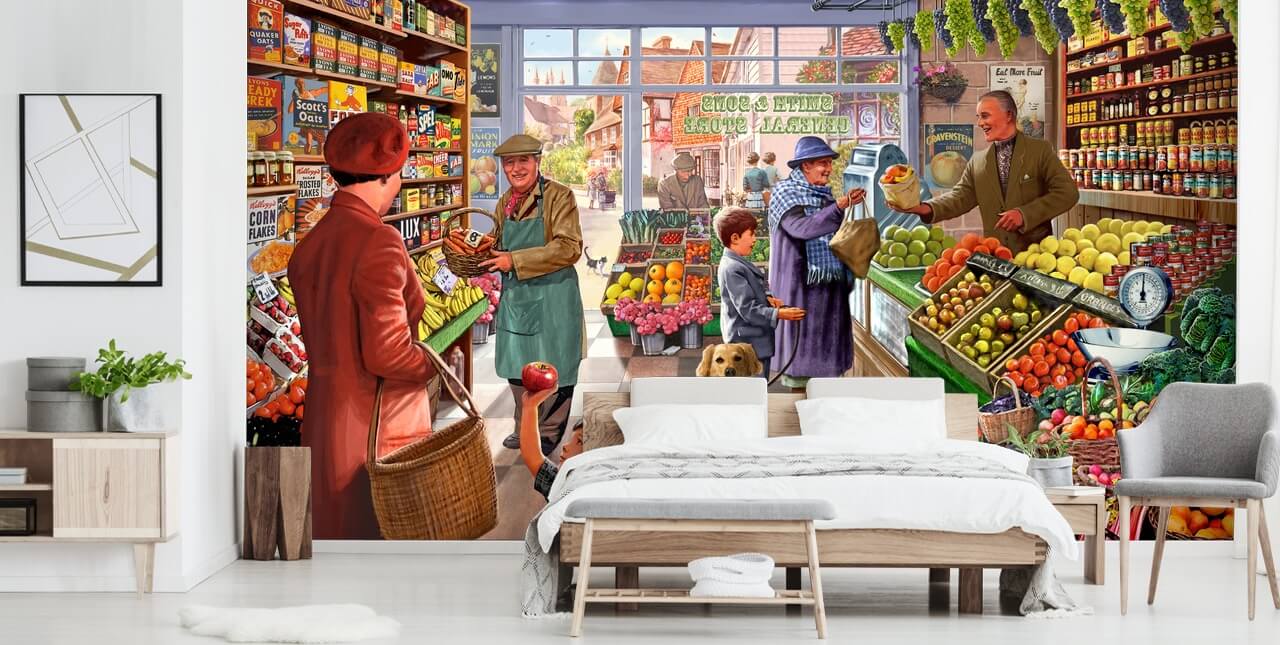 Village Greengrocer Greengrocer Wallpaper