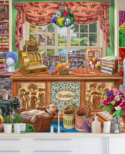 naaiwerk en wol winkelbehang naaiwerk en wol winkelbehang