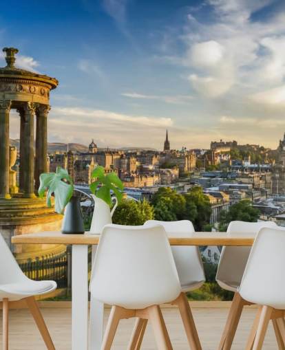 skotska slottet i Edinburgh tapet skotska slottet i Edinburgh tapet