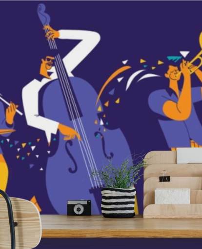 purple and yellow musicians wallpaper purple and yellow musicians wallpaper