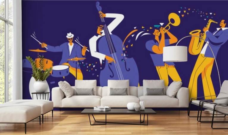 Jazz Wallpaper Wall Murals Wallsauce ZA