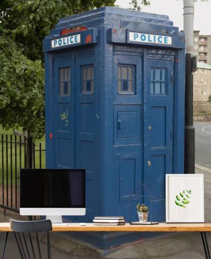 blue doctor police box wallpaper blue doctor police box wallpaper