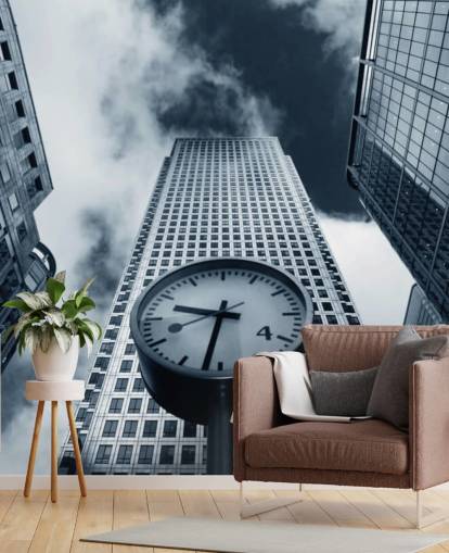 black and white toned clock and buildings wallpaper black and white toned clock and buildings wallpaper