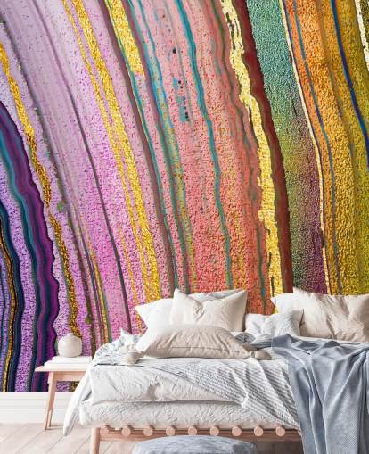 rainbow coloured geode wallpaper rainbow coloured geode wallpaper