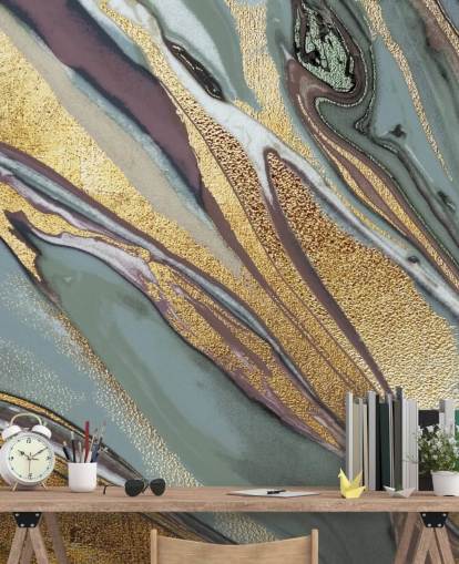 papel de parede de mármore, ouro geode, lilás e cinza papel de parede de mármore, ouro geode, lilás e cinza