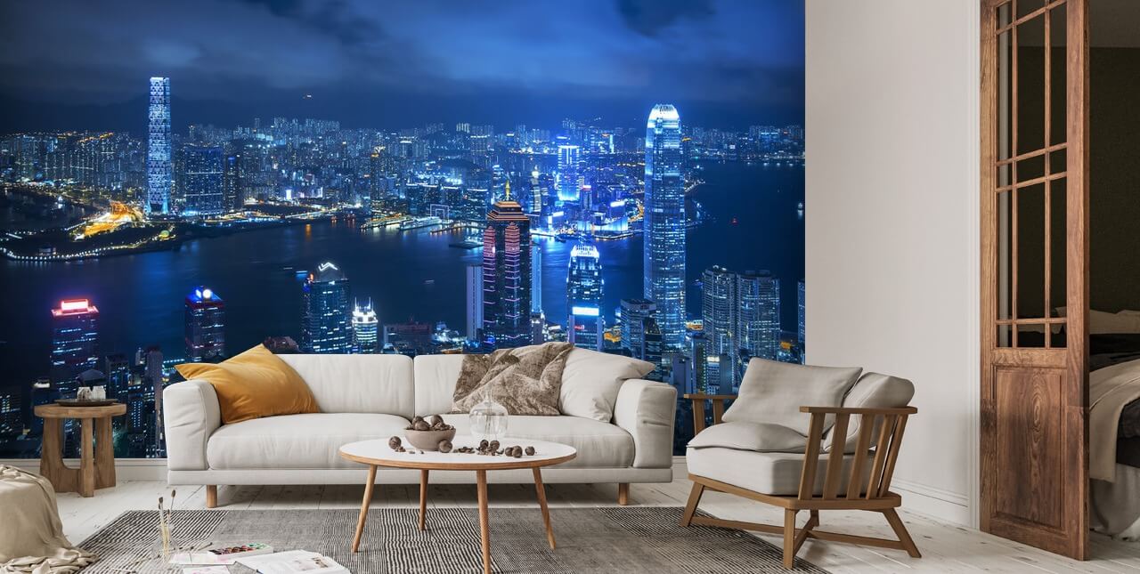 Hong Kong Victoria Harbour Wallpaper | Wallsauce CA