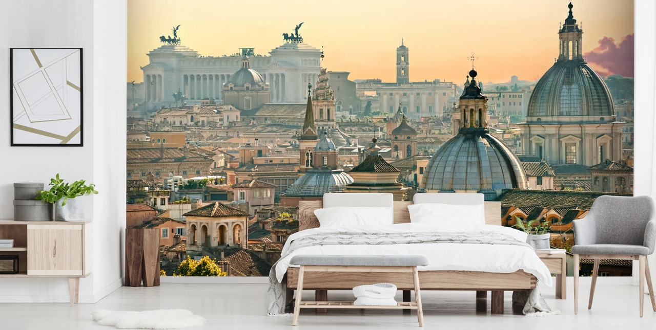 roman cityscape wallpaper