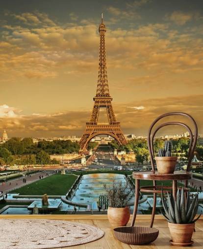 Eiffeltornet Paris Bakgrund Eiffeltornet Paris Bakgrund