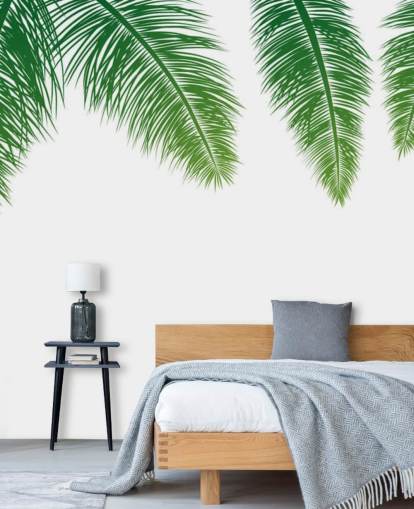 grønn bregne forlater tapet grønn bregne forlater tapet