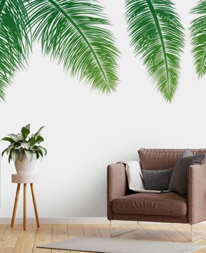 grønn bregne forlater tapet grønn bregne forlater tapet