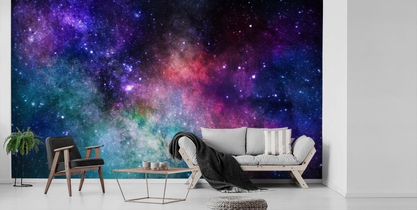 Purple Sky Removable Wallpaper | Nighty Climat Desing | Repositionable wall buy mural #57