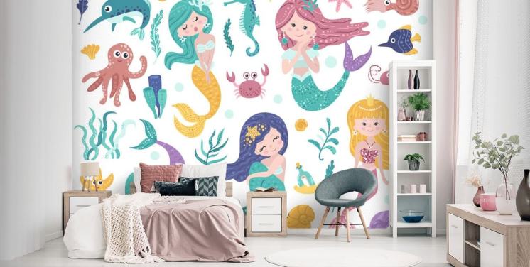 Mermaid Friendship Mermaid Wallpaper