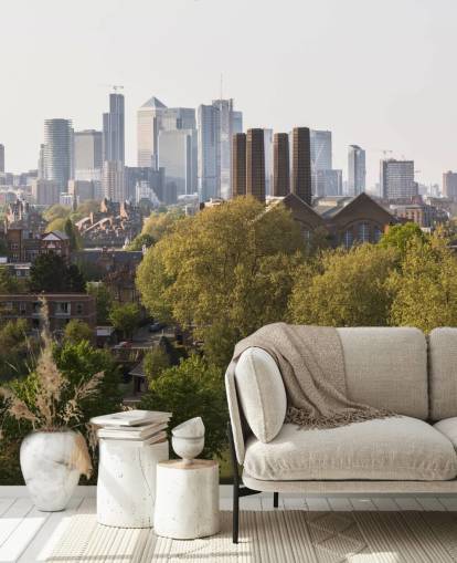Canary Wharf Blick London Tapete Canary Wharf Blick London Tapete