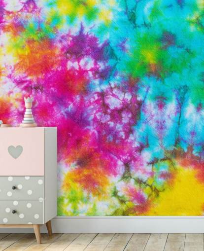 mehrfarbig Tie Dye Papiertapete mehrfarbig Tie Dye Papiertapete