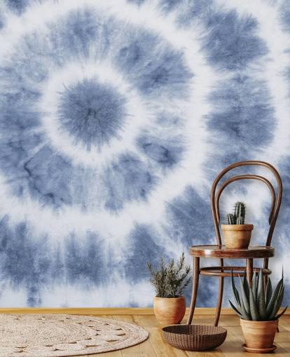 blue and white circle tie dye wallpaper blue and white circle tie dye wallpaper