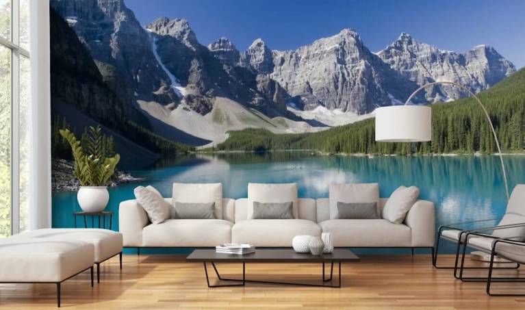 Himalayan mountain river canyon landscape Wall Mural  Valley Passage