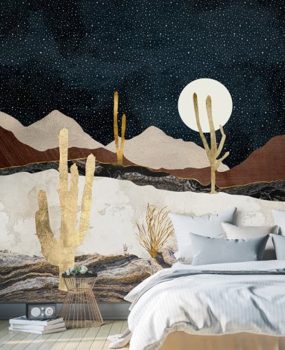 papel de parede deserto de mármore e ouro papel de parede deserto de mármore e ouro