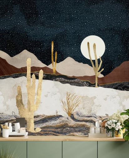 papel de parede deserto de mármore e ouro papel de parede deserto de mármore e ouro