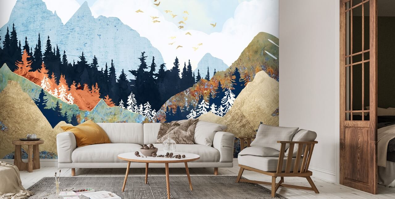 Spring Flight Wallpaper | Wallsauce UK