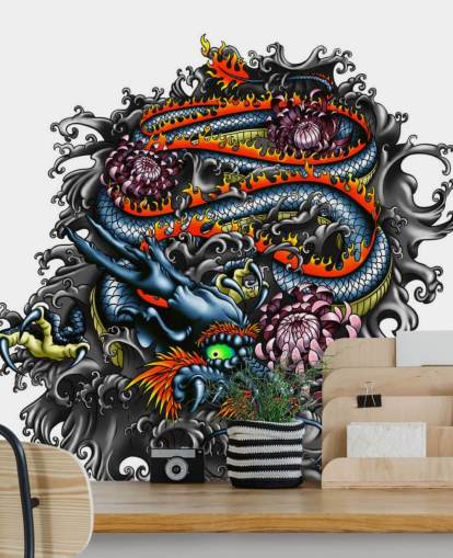 Japanese Dragon Graffiti Wallpaper Japanese Dragon Graffiti Wallpaper