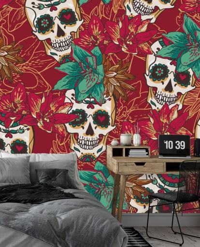 Skull Graffiti Wallpaper Skull Graffiti Wallpaper