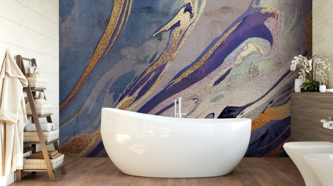 papier peint en marbre violet