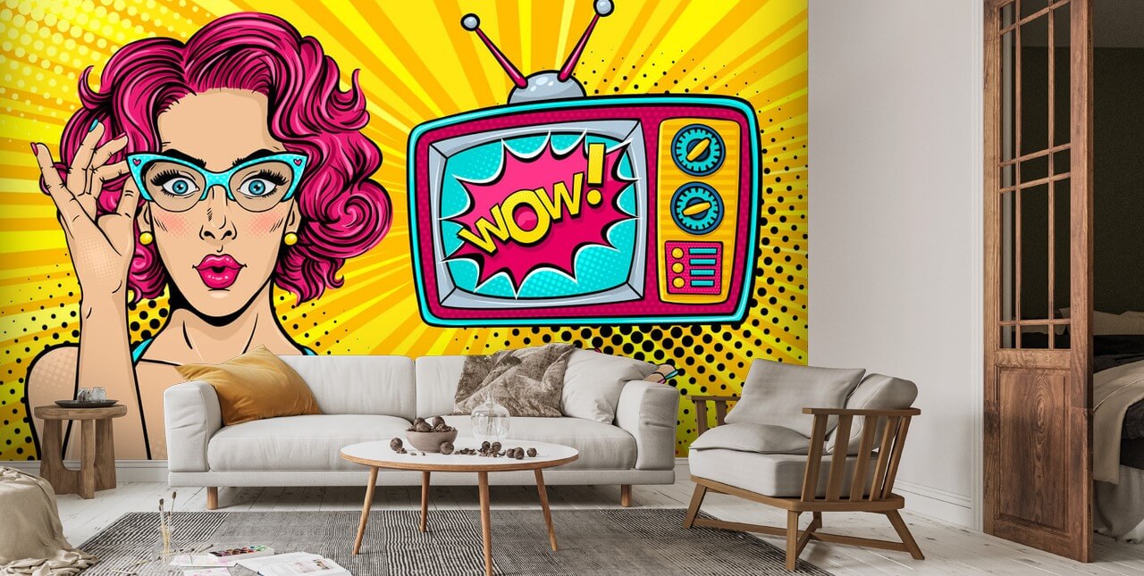 Wow TV Wallpaper | Wallsauce UK