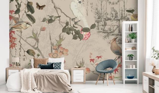 Bedroom Wallpaper Bedroom Wall Murals | Wallsauce US