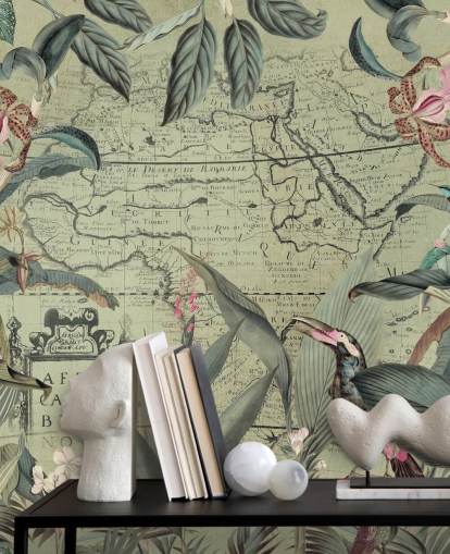 papel tapiz floral y selva frondosa con fondo mag vintage papel tapiz floral y selva frondosa con fondo mag vintage